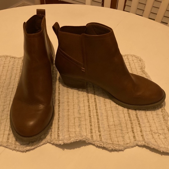 Dr Scholls Memory Foam Brown Ankle Boots